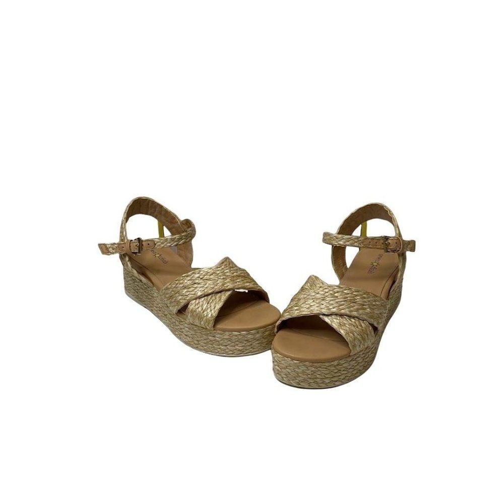 Seven Dials Virginia Espadrille Wedge Sandals Shoes 9.5 Women's Adjustable NEW